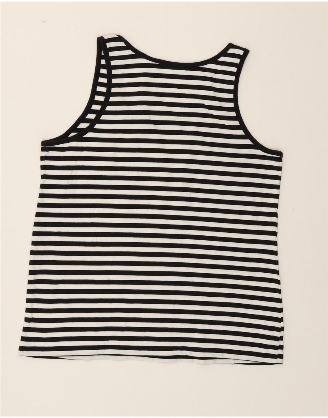 LEVI'S Damen-Trägershirt UK 12 Mittelweiß gestreift nautisch