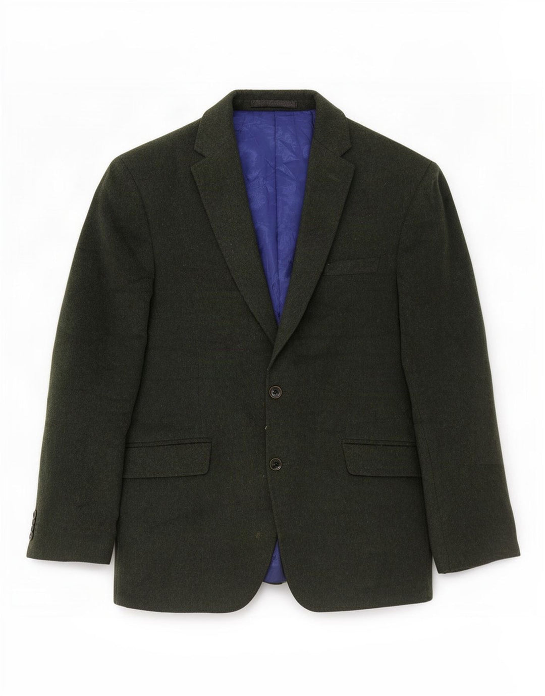 Marks & Spencer Veste blazer à 2 boutons pour homme UK 42 Large Kaki Laine