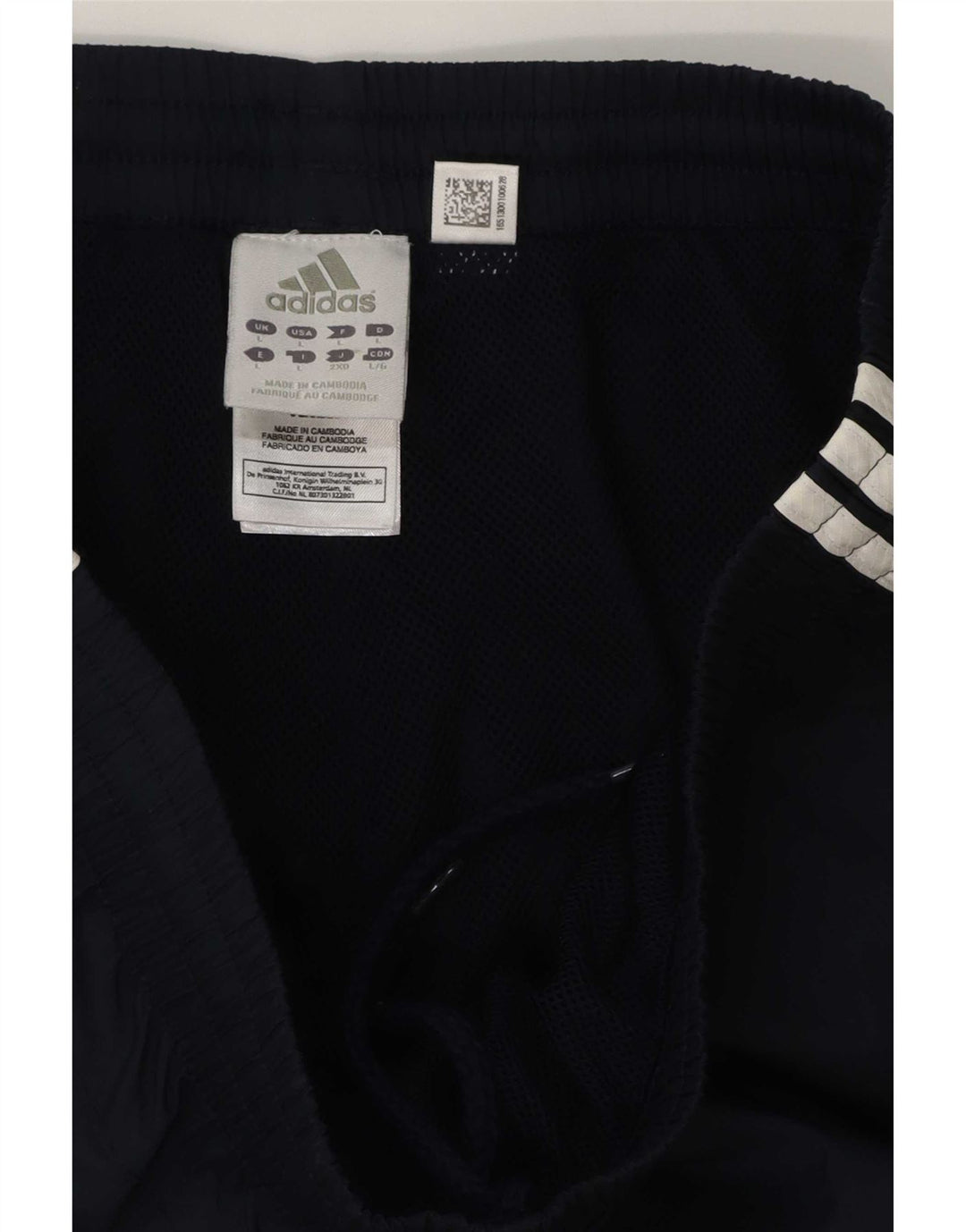 Adidas Herren Cargo Capri-Trainingshose, groß, marineblaues Polyester