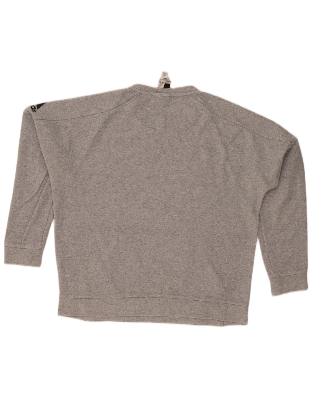 Adidas Mens Sweatshirt Jumper Large Grey Cotton