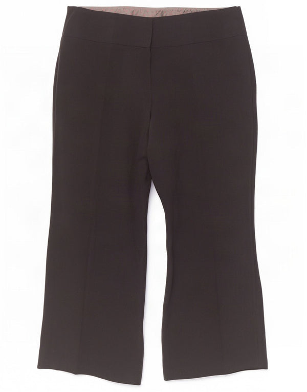Marks & Spencer Damskie spodnie codzienne z szerokimi nogawkami UK 18 XL W38 L28 Czarne
