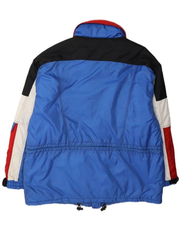 Crane Mens Ski Jacket XL Blue Colourblock Polyamide