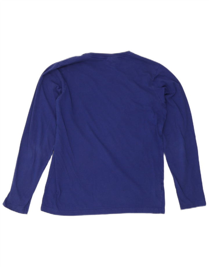 Maglia Lacoste Bambino Manica Lunga 15-16 Anni Cotone Blu