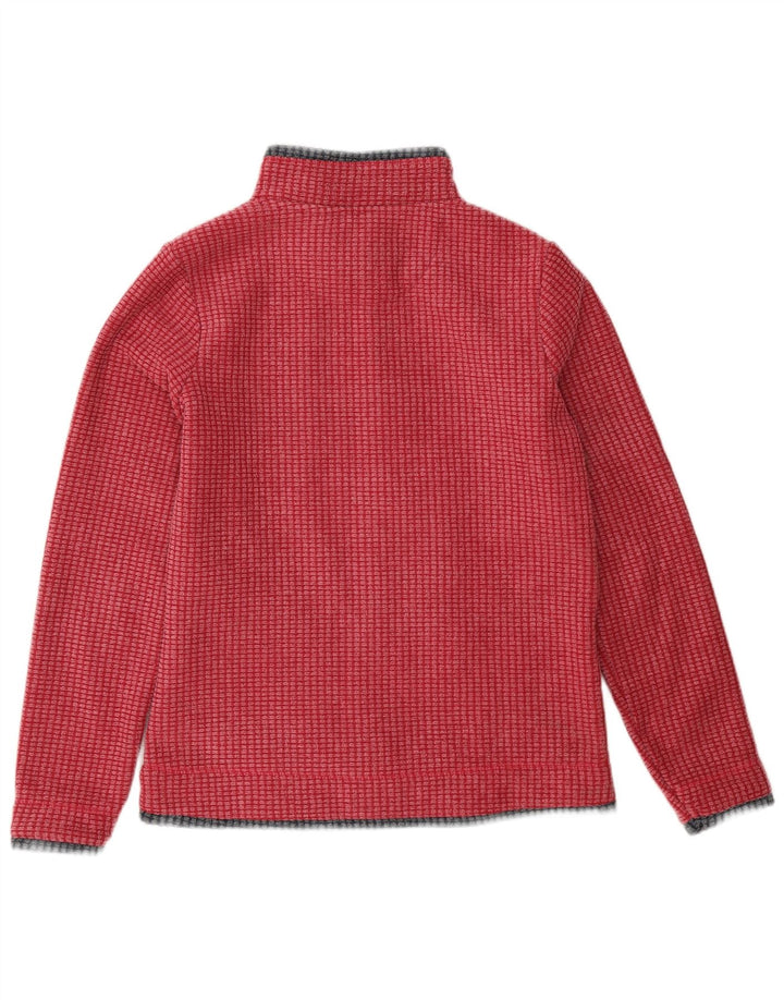 Weird Fish Damen-Trainingsanzug-Oberteil, übergroß, Jacke, UK 10, Größe S, Rot, Polyester