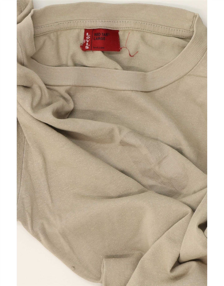 Levi's Mens Top Manga Larga Grande Caqui