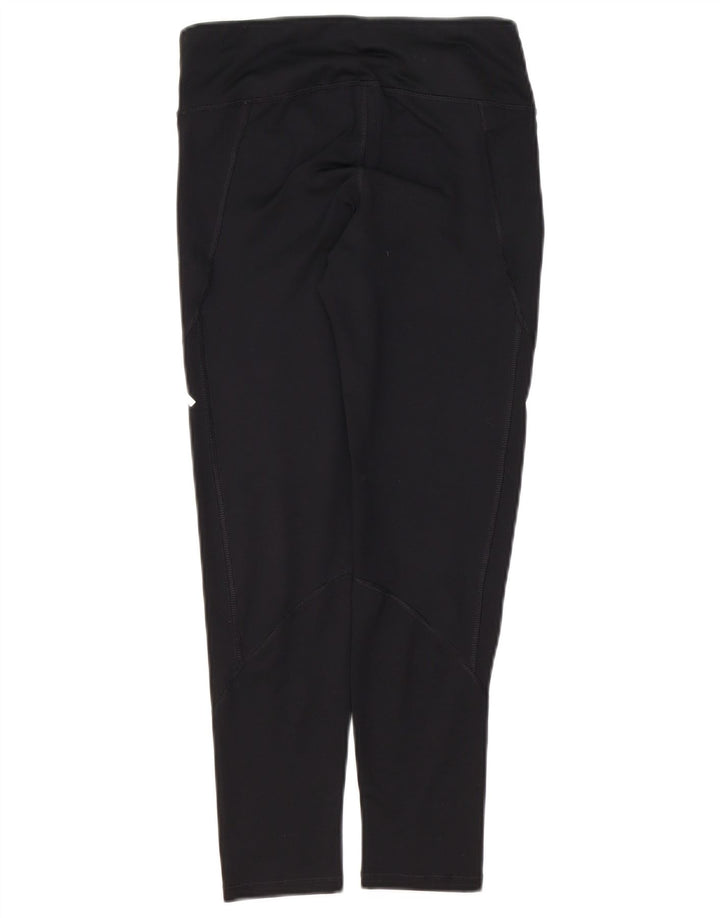 PUMA Girls Graphic Leggings 13-14 Years Black Polyester