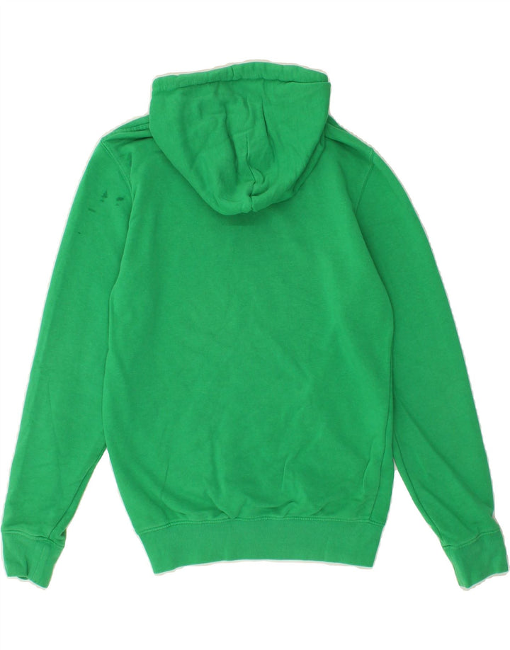 CHAMPION Mens Graphic Hoodie Jumper XS Green Cotton Vintage Champion and Second-Hand Champion from Messina Hembry 