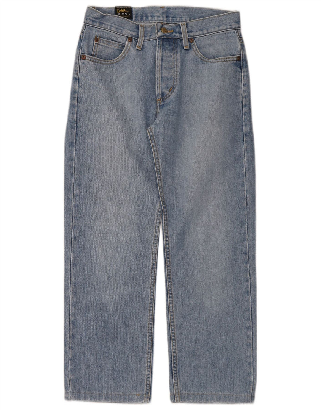 Lee Mens Seattle Straight Jeans W29 L24 Blå Bomuld