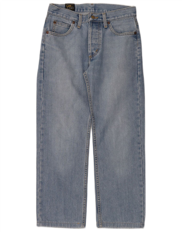 Lee Mens Seattle Straight Jeans W29 L24 Blå Bomuld