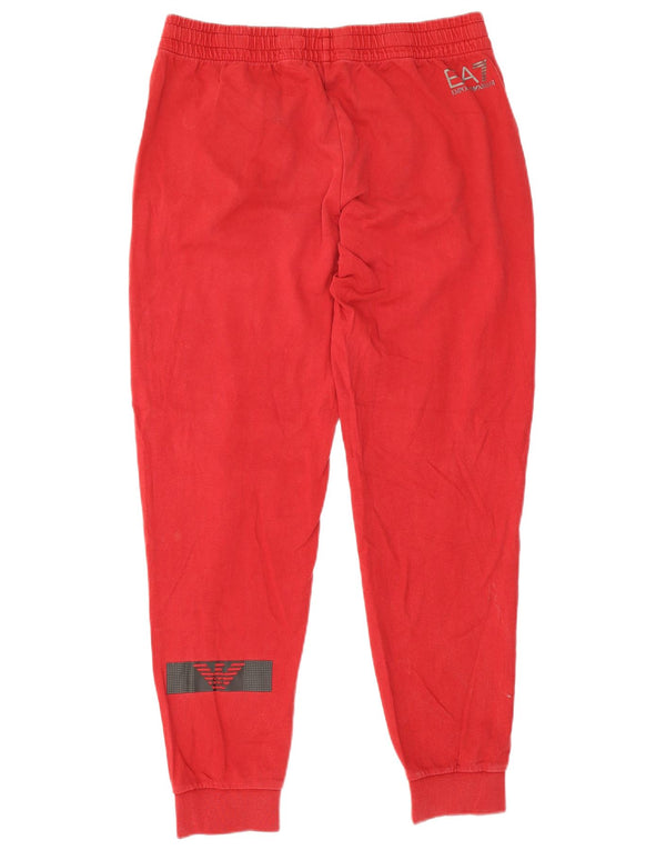 Emporio Armani Mens Graphic Tracksuit Trousers Joggers XL Red Cotton