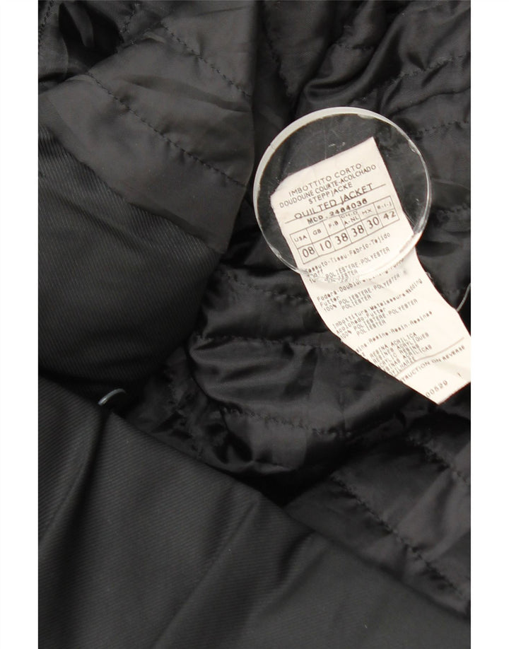 Penny Black Chaqueta acolchada para mujer UK 10 Small Poliéster negro