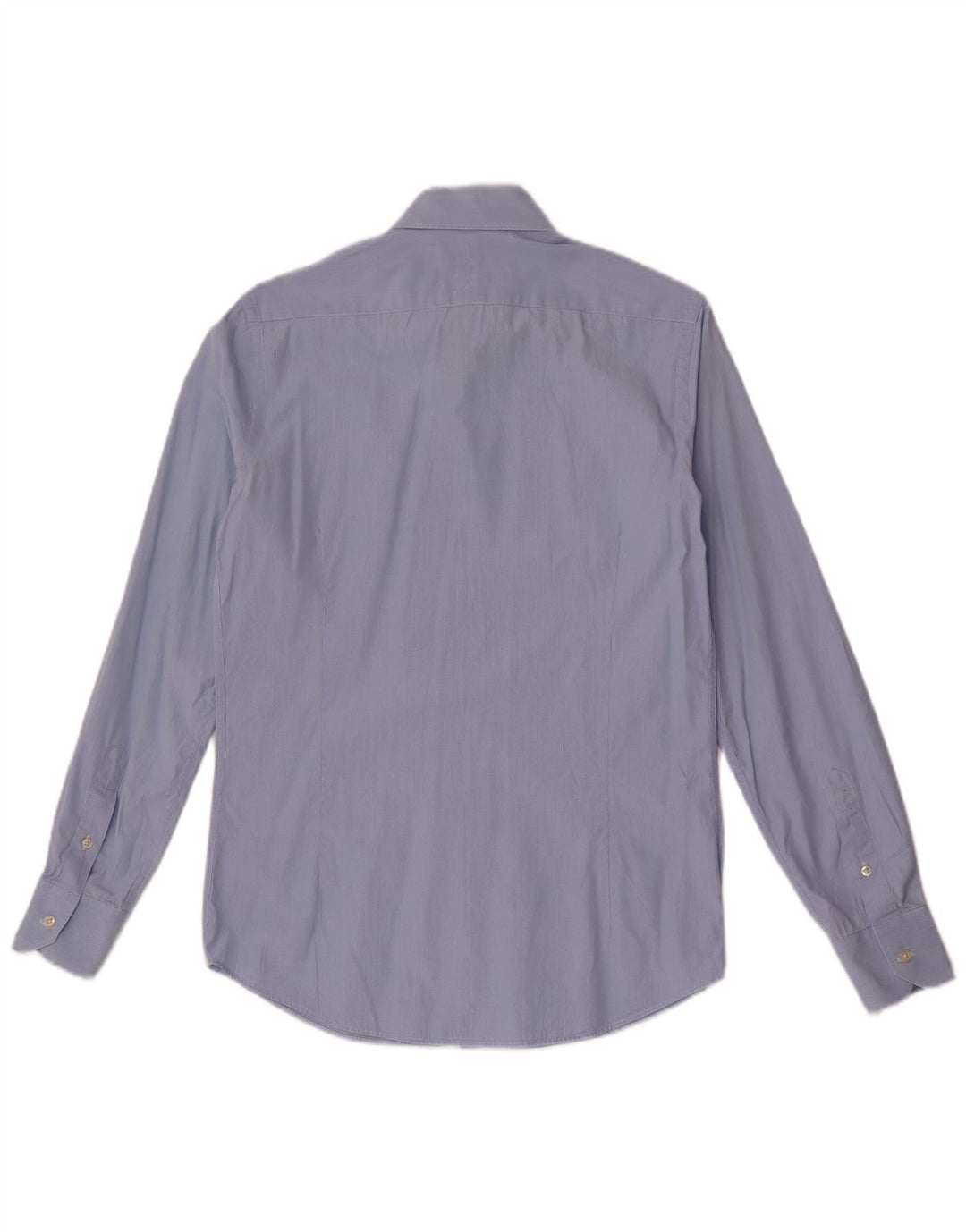 MASSIMO DUTTI Mens Shirt Size 38 38 Medium Blue Pinstripe
