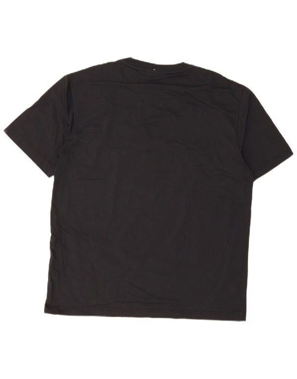 Tommy Hilfiger Mens Graphic T-Shirt Top Large Black Cotton