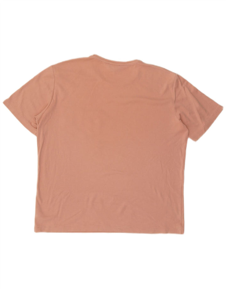 Cos Mens T-Shirt Top Large Pink Cotton