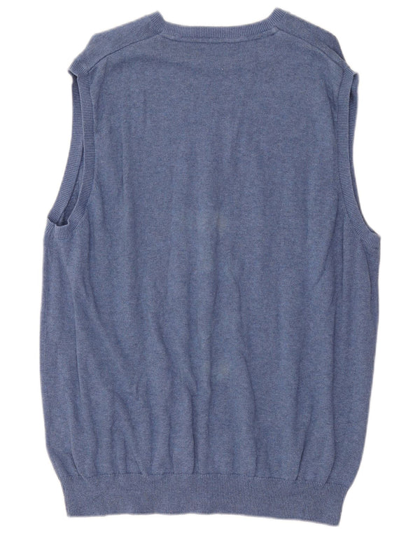 Marks & Spencer Herrevest Tank Top XL Blå Bomuld