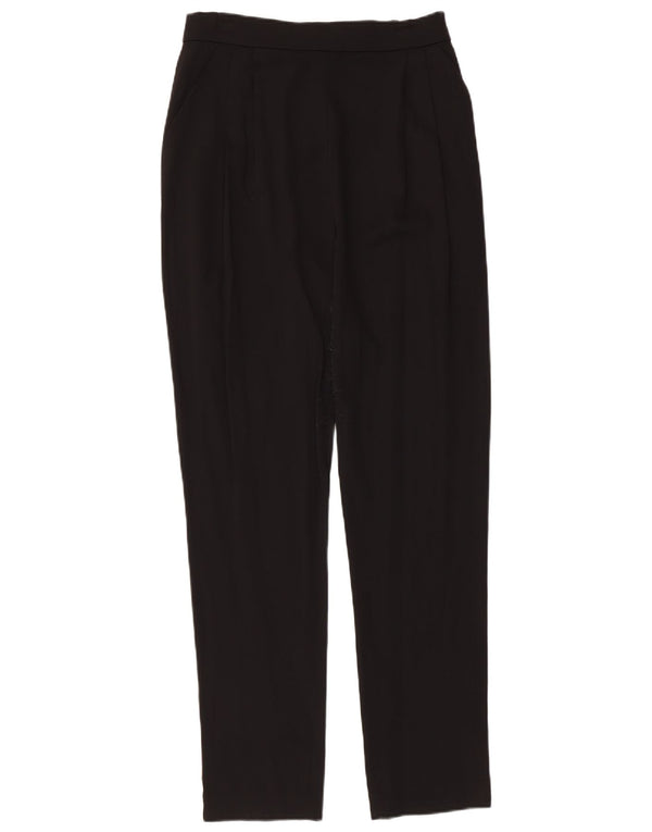 Pantaloni casual con pegged da donna Reiss UK 8 Small W28 L29 viscosa nera
