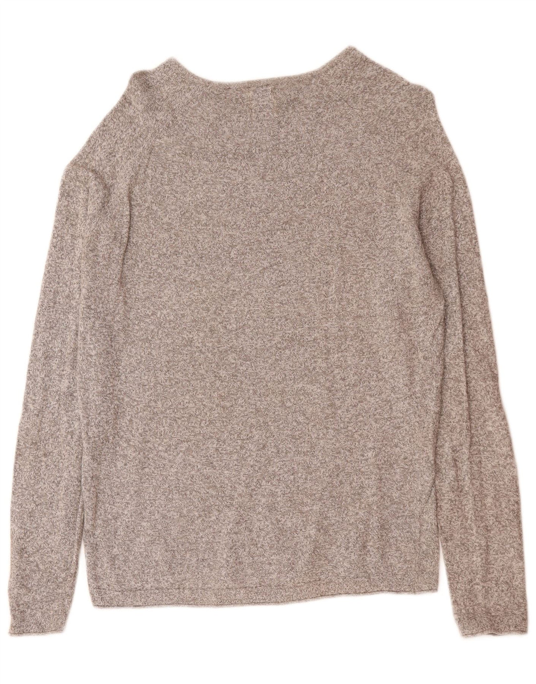 Zara Mens Top Long Sleeve Large Grey Flecked