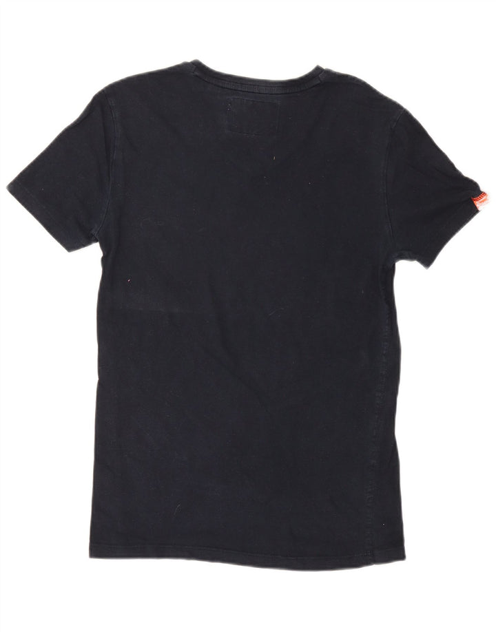 Superdry Mens T-Shirt Top XS Navy Blue