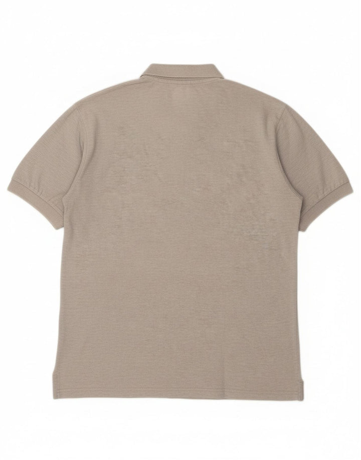 DIADORA Mens Polo Shirt Medium Grey Cotton