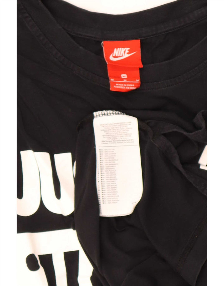 Canotta grafica da uomo Nike Top in cotone color block medio nero
