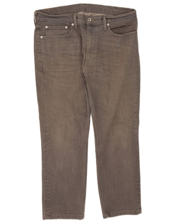Levi's Uomo 511 Jeans slim cropped W36 L25 Cotone grigio