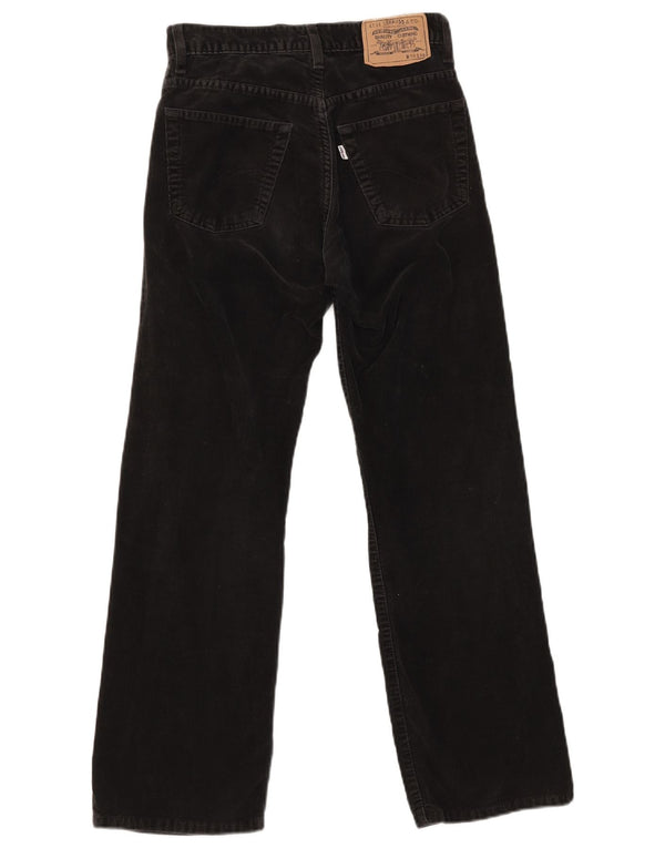 Levi's Damen Bootcut-Cordhose W28 L30 Schwarz Baumwolle