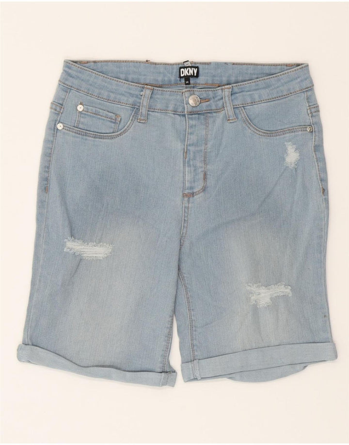 DKNY Boys Distressed Denim Shorts 13-14 Years  Blue Cotton Vintage Dkny and Second-Hand Dkny from Messina Hembry 