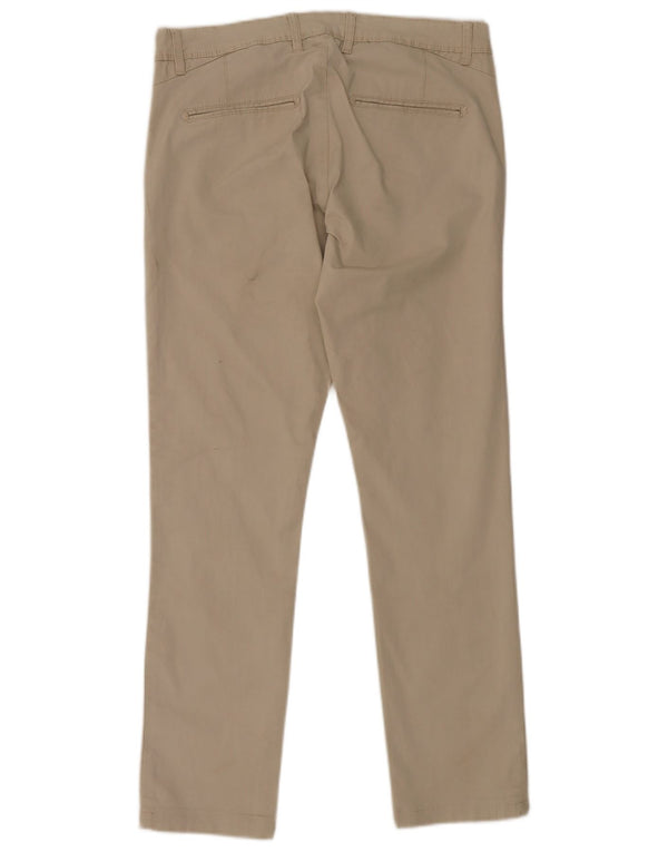 Zara Mens Skinny Chino Trousers EU 42 Large W32 L31 Beige