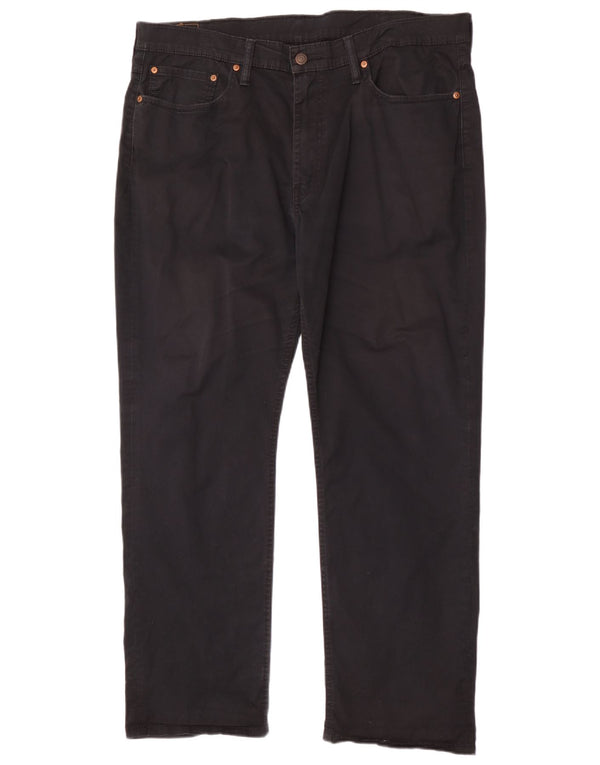 Levi's Herren 514 Straight Jeans W38 L30 Schwarze Baumwolle