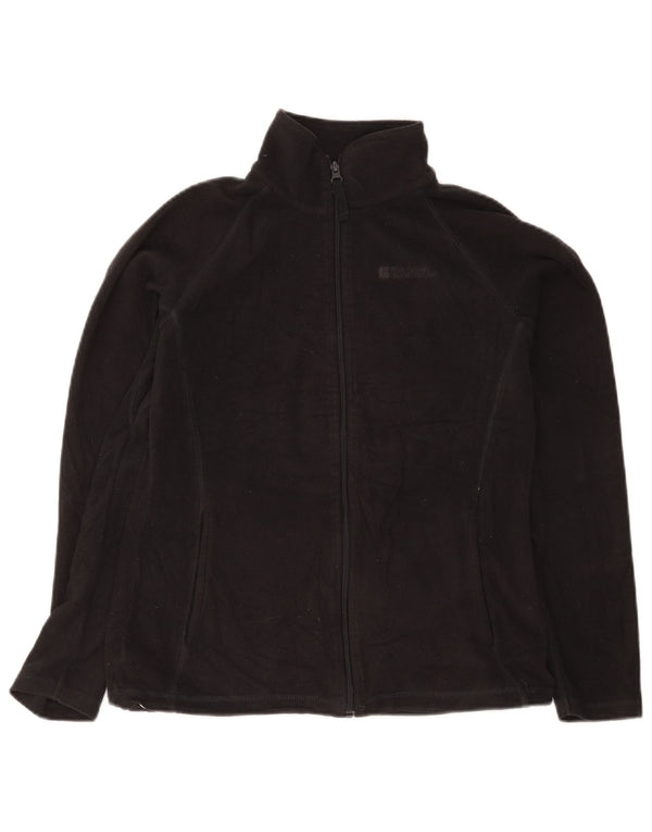 Mountain Warehouse Womens Relaxed Fit Fleece Jacket UK 8 Small Black