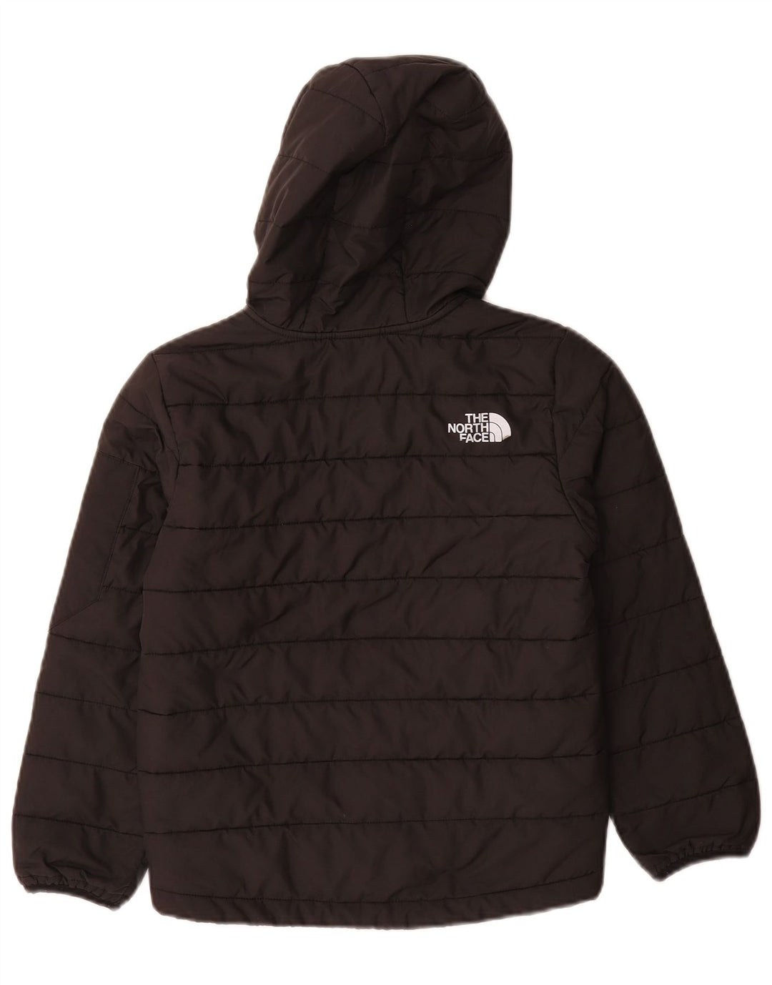 The North Face Boys Polstret Hættejakke 9-10 År Medium Sort Polyester