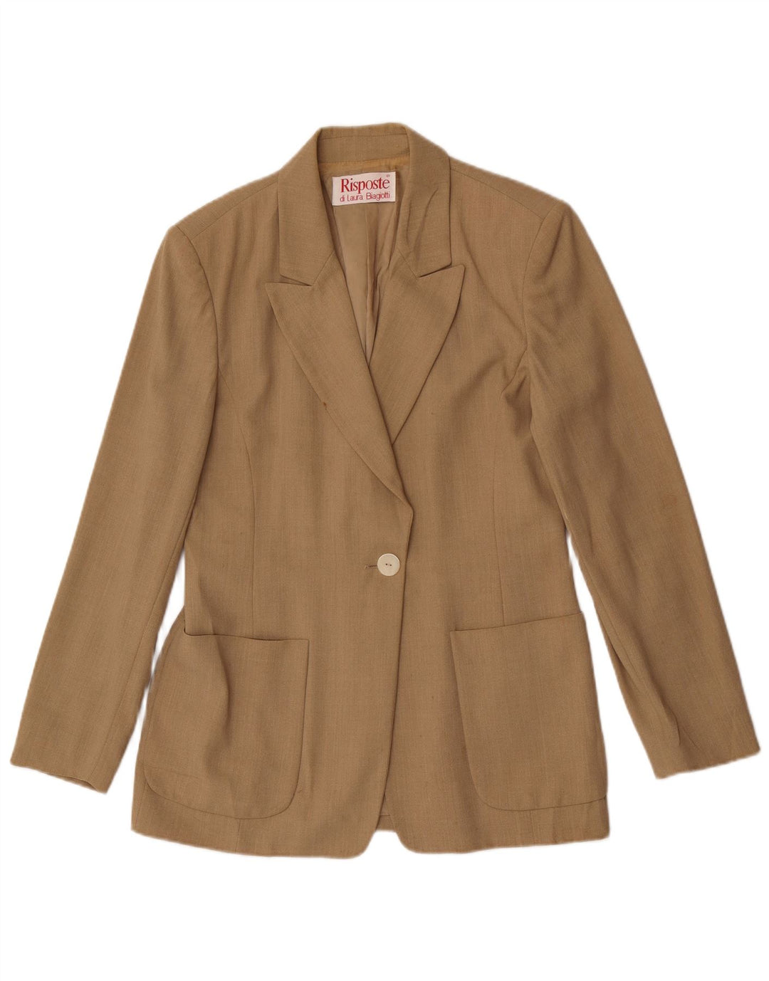 Laura Biagiotti Jachetă Blazer pentru Damă Risposte 1 Button IT 42 Medium Beige
