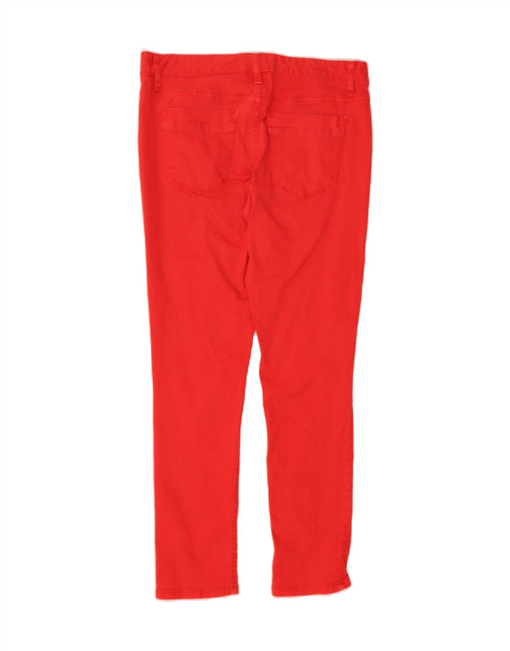 MOSSIMO Womens Skinny Jeans US 8 Medium W30 L28 Red Cotton Vintage Mossimo and Second-Hand Mossimo from Messina Hembry 