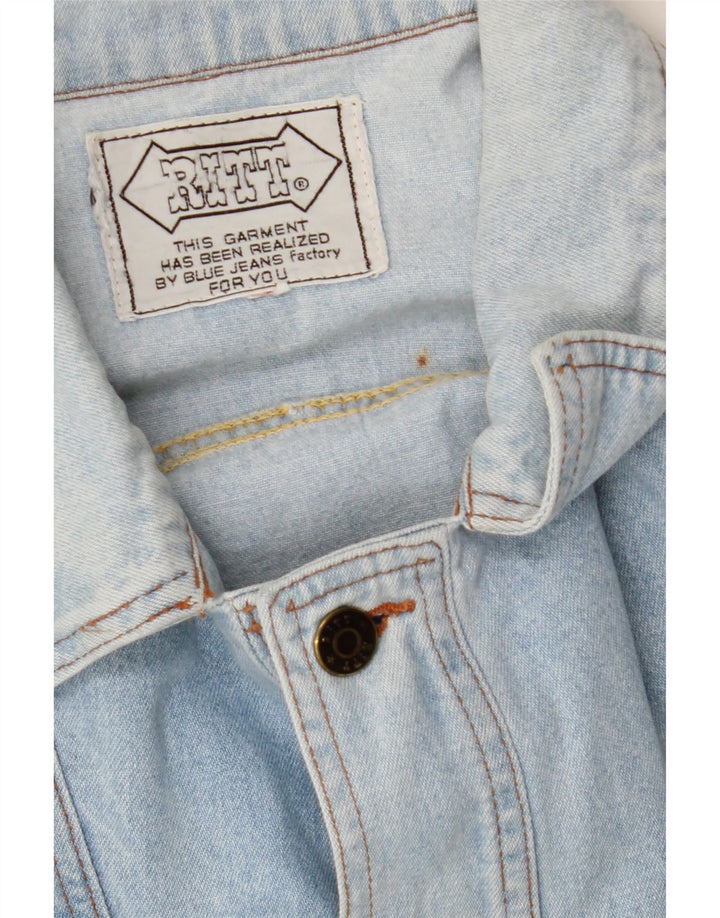 RITT Mens Denim Jacket UK 46 3XL Blue Vintage Ritt and Second-Hand Ritt from Messina Hembry 