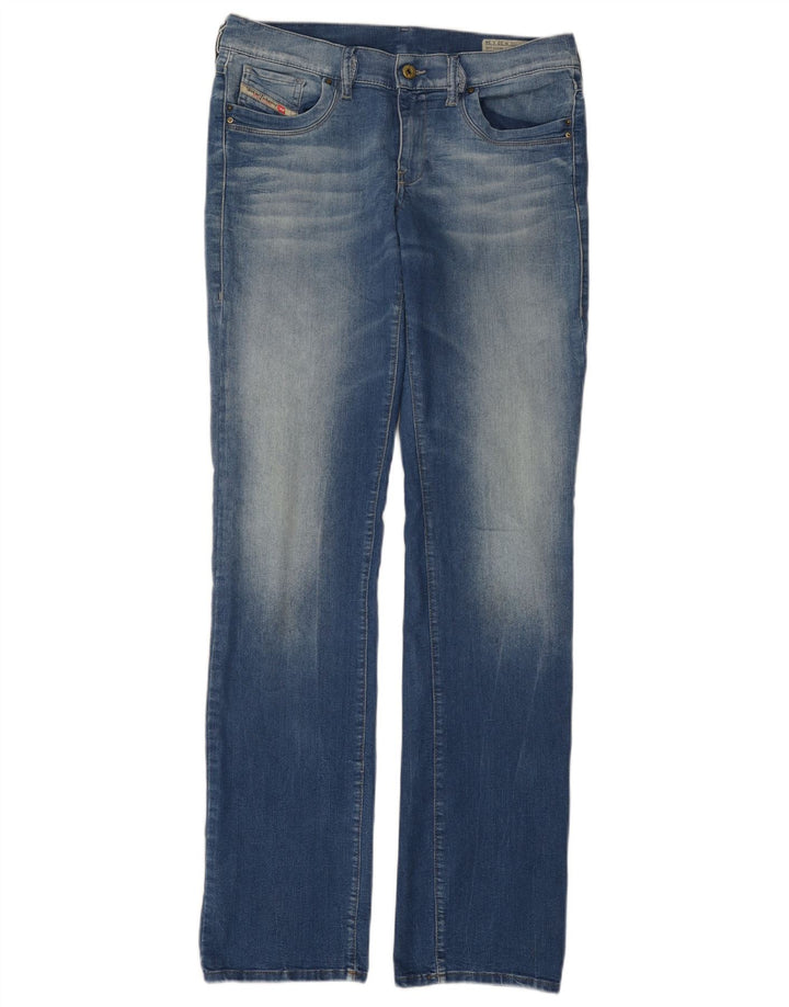 Diesel Womens Ronhoir Regular Bootcut Jeans W32 L34 Blue Cotton