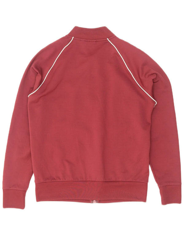 Adidas Mens Tracksuit Top Jacket Small Burgundy