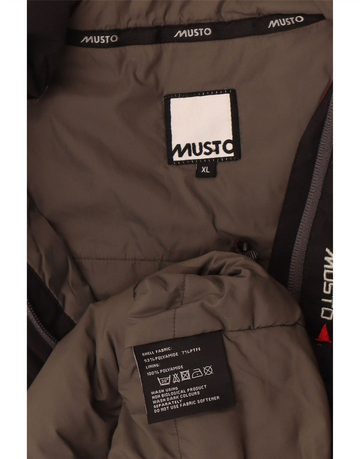 Musto Mens Padded Gilet UK 42 XL Black Polyamide