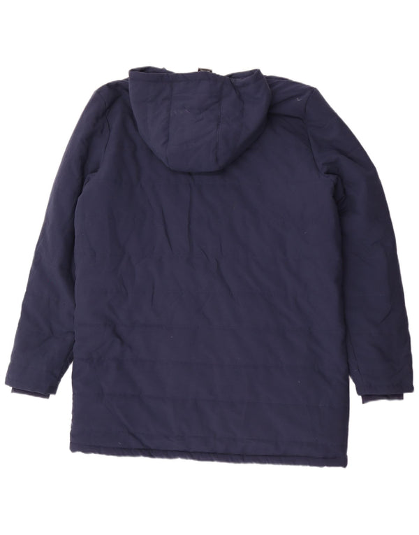 Cappotto imbottito con cappuccio New Balance Hampshire Cricket da uomo UK 42 XL Blu navy