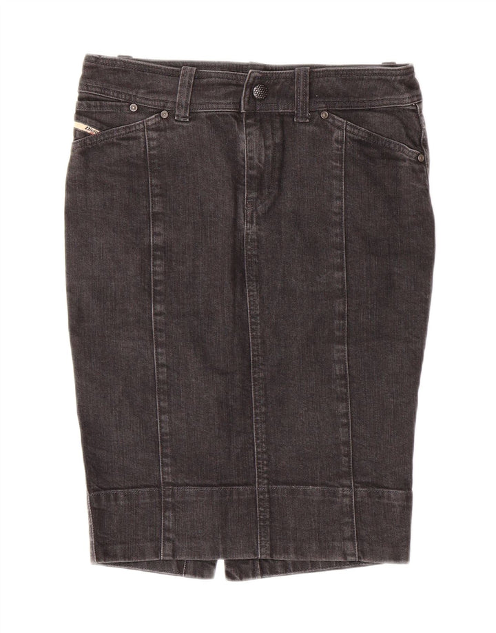 DIESEL Womens Denim Skirt W26 Small Grey Cotton Vintage Diesel and Second-Hand Diesel from Messina Hembry 