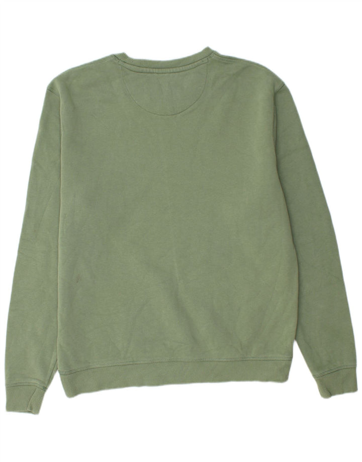 Jack Wills Mens Sweatshirt Jumper Medium Green Cotton