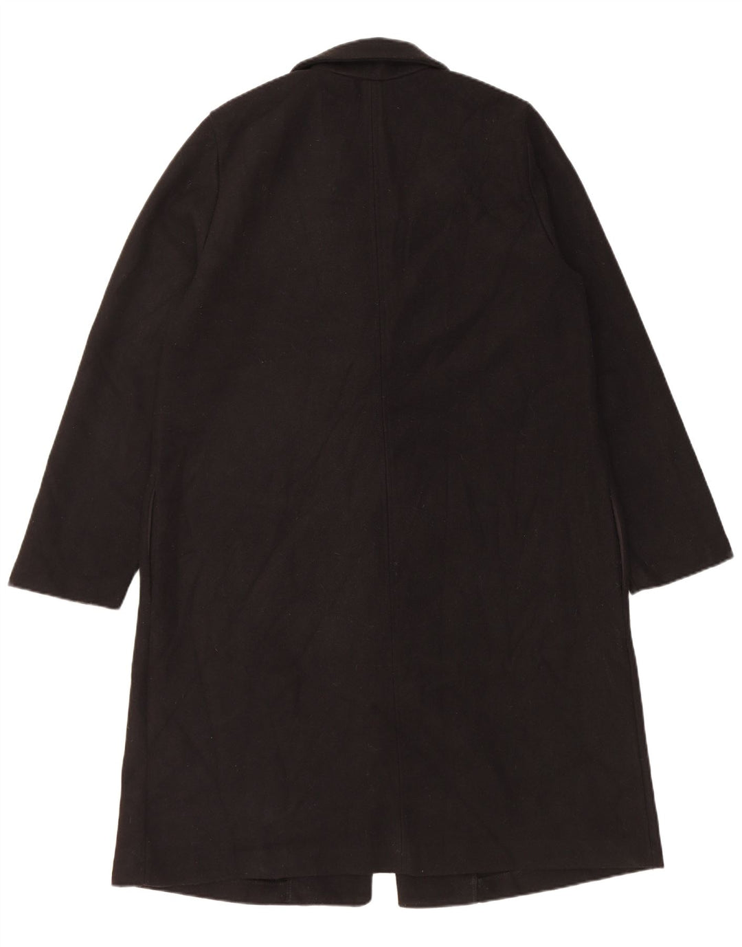 Zara Womens Open Overcoat UK 18 XL Sort Polyester