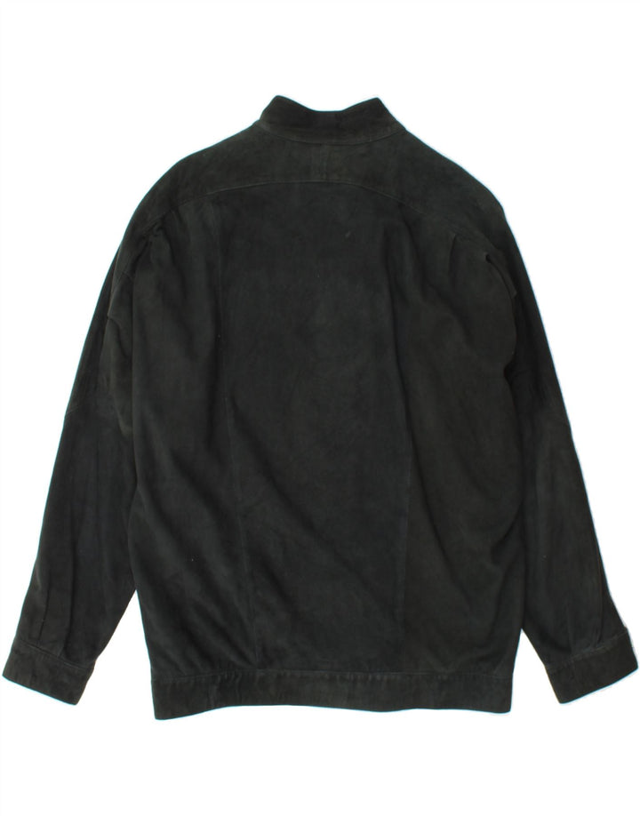 VINTAGE Womens Bomber Jacket UK 20 2XL Navy Blue Vintage Vintage and Second-Hand Vintage from Messina Hembry 