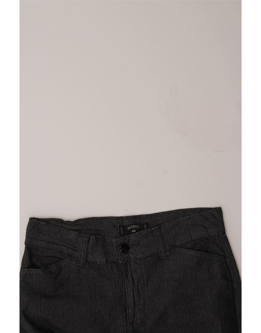 LEE Womens Riders Casual Trousers US 8 Medium W30 L30 Grey Herringbone Vintage Lee and Second-Hand Lee from Messina Hembry 