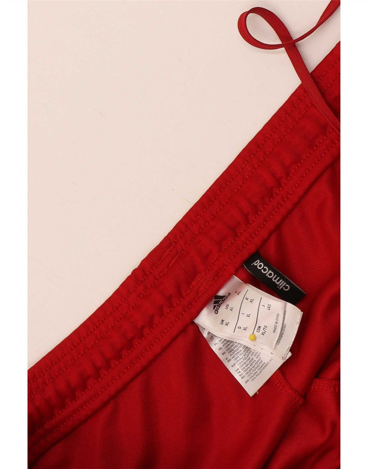 Adidas Mens Climacool Tracksuit Trousers XL Red Colourblock Polyester