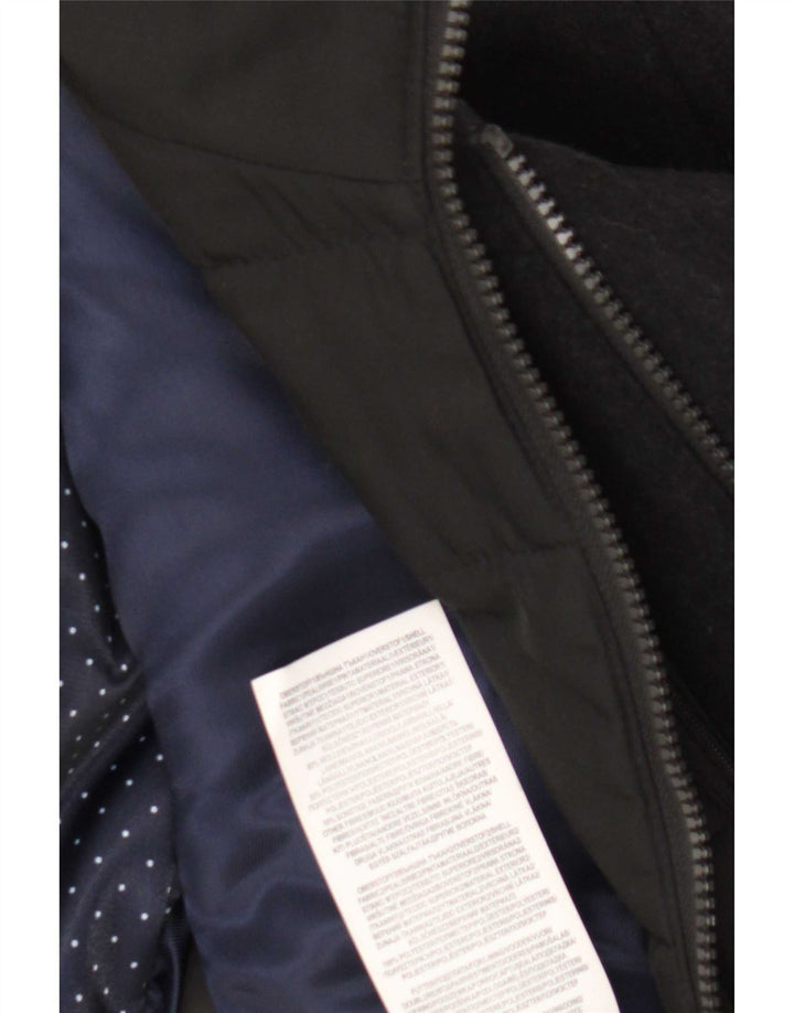 Pierre Cardin Mens Windbreaker Coat IT 50 Large Navy Blue Wool