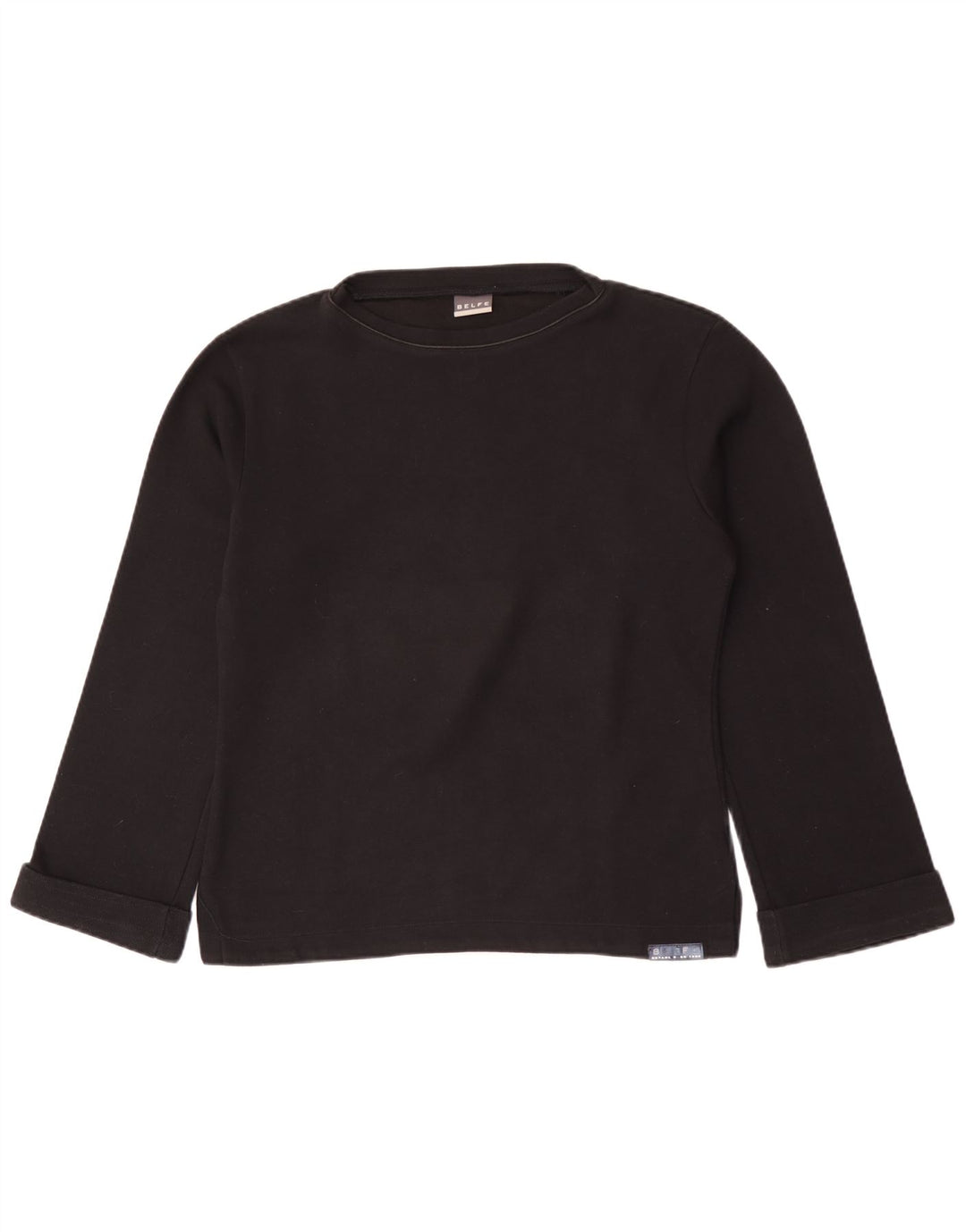Belfe Haut à manches longues pour femme UK 42 Medium Noir Polyester