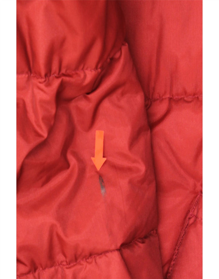 JOHN F GEE Mens Padded Jacket IT 56/58 3XL Red Nylon Vintage John F Gee and Second-Hand John F Gee from Messina Hembry 
