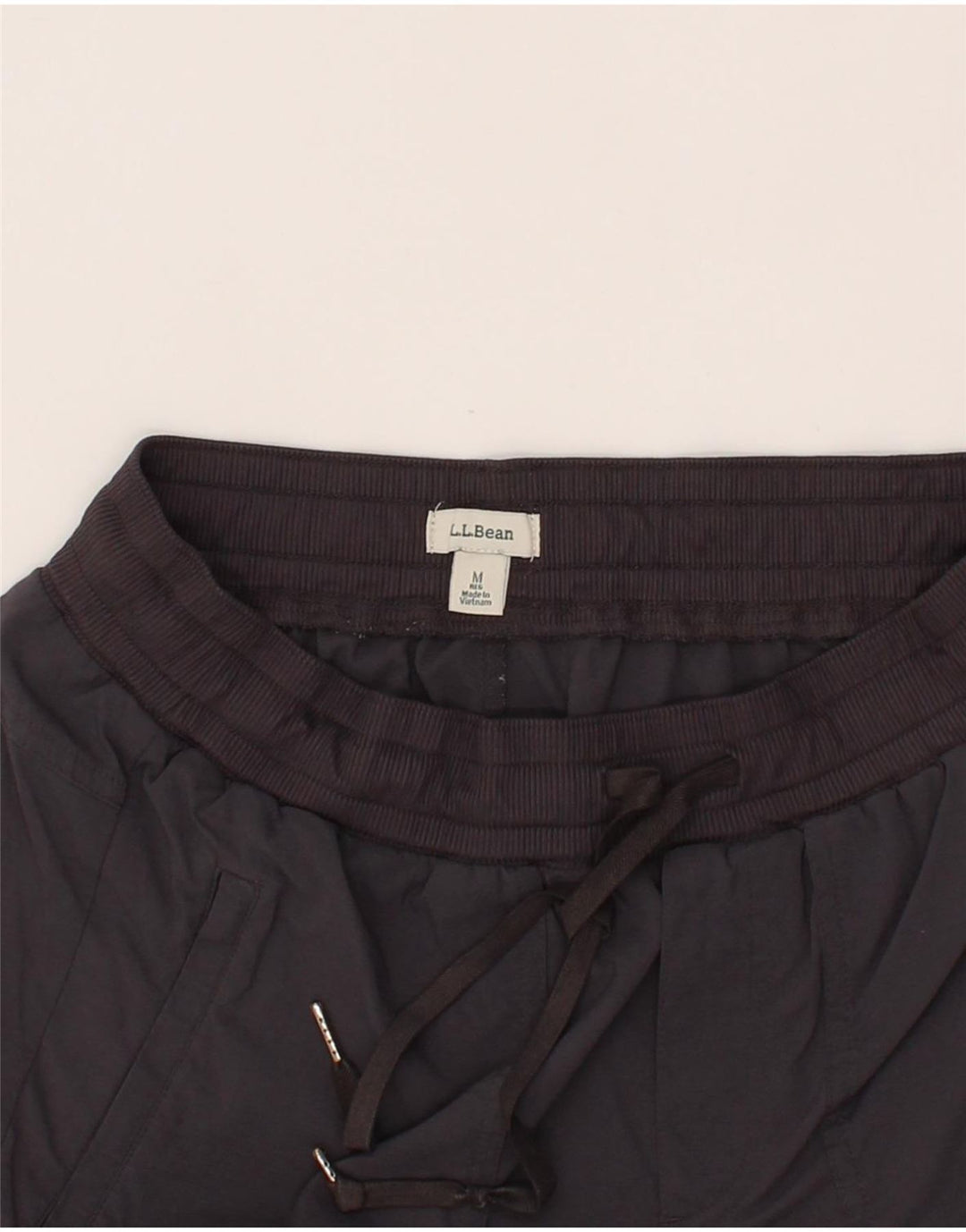 L.L.BEAN Womens Cargo Tracksuit Trousers UK 14 Medium  Grey Nylon Vintage L.L.Bean and Second-Hand L.L.Bean from Messina Hembry 