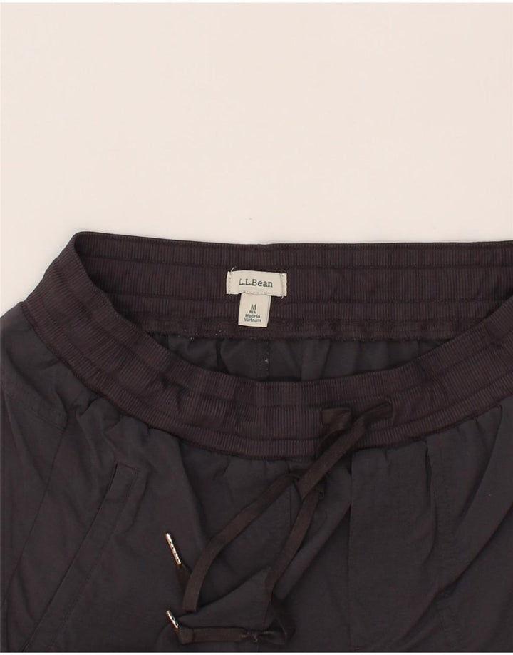 L.L.BEAN Womens Cargo Tracksuit Trousers UK 14 Medium  Grey Nylon Vintage L.L.Bean and Second-Hand L.L.Bean from Messina Hembry 