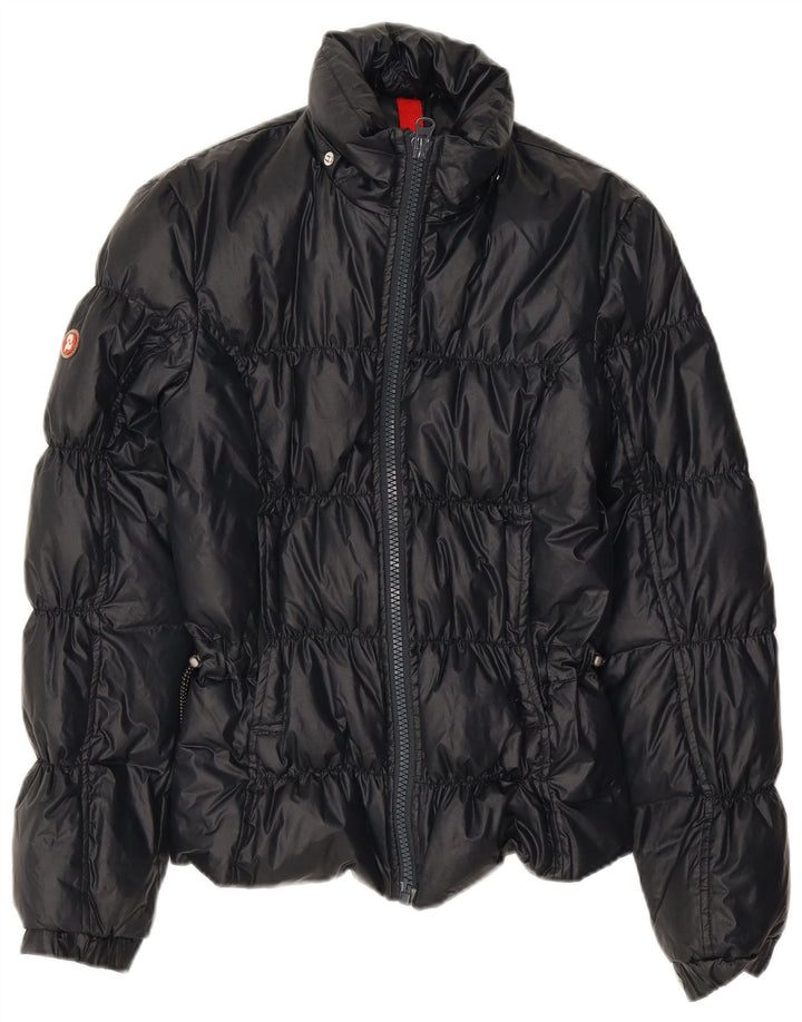 INVICTA Womens Padded Jacket UK 10 Small Navy Blue Polyamide